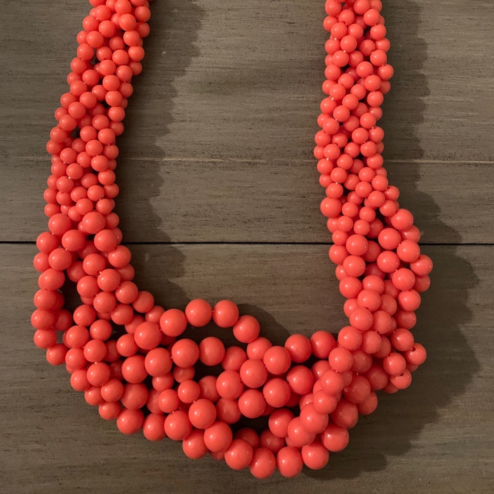 Coral Cluster Necklace!